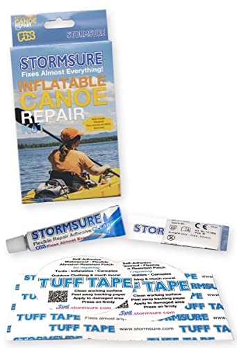 Stormsure Reparaturset für aufblasbare Kanus und Kajaks – Zuverlässige Lösung zum Schutz Ihrer Wasserabenteuer von Stormsure