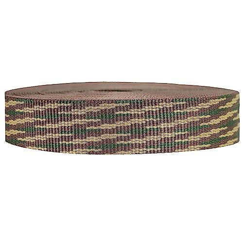 Strapworks Schweres Polypropylen-Gurtband – Strapazierfähige Poly-Umreifung für Outdoor-Heimwerker-Ausrüstungsreparatur, 3,8 cm x 22,8 m, Woodland Camo von Strapworks