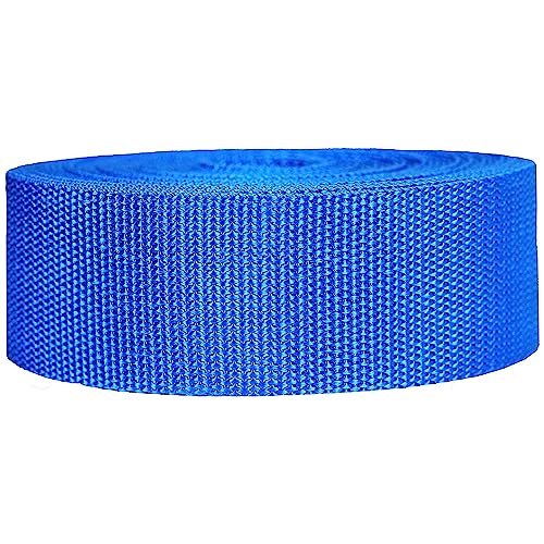 Strapworks Schweres Polypropylen-Gurtband – robuste Poly-Umreifung für Outdoor-Reparaturen von Heimwerker-Ausrüstung, 5,1 cm x 45,7 m, Pazifikblau von Strapworks