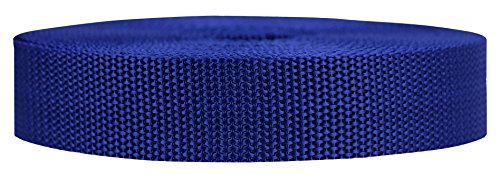 Strapworks Schweres Polypropylen-Gurtband – robuste Poly-Umreifung für Outdoor-Reparatur, 2,5 cm x 9,1 m – Marineblau von Strapworks