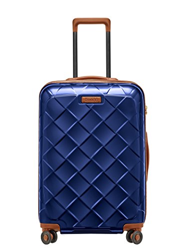 STRATIC Leather & More Hartschalen-Koffer Trolley Rollkoffer Reisekoffer 4 Rollen TSA-Zahlenschloss, Größe M, leicht und leise, Blue STRATIC Leather & More Hartschalen-Koffer Trolley Rollkoffer Reisekoffer 4 Rollen TSA-Zahlenschloss, Größe M, leicht und leise, Blue von Stratic