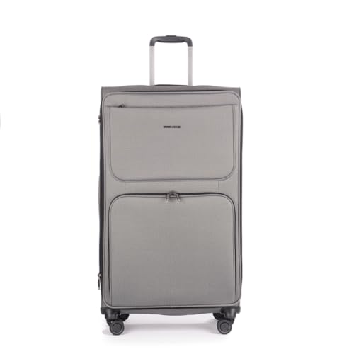 Stratic Bendigo Light + Koffer Weichschale Reisekoffer Trolley Rollkoffer groß, TSA Kofferschloss, 4 Rollen, Erweiterbar, Größe L, Silver Stratic Bendigo Light + Koffer Weichschale Reisekoffer Trolley Rollkoffer groß, TSA Kofferschloss, 4 Rollen, Erweiterbar, Größe L, Silver von Stratic
