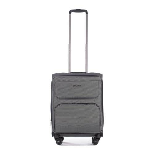 Stratic Bendigo Light+ Koffer Weichschale Reisekoffer Trolley Rollkoffer Handgepäck, TSA Kofferschloss, 4 Rollen, Erweiterbar, Größe S, Silver Stratic Bendigo Light+ Koffer Weichschale Reisekoffer Trolley Rollkoffer Handgepäck, TSA Kofferschloss, 4 Rollen, Erweiterbar, Größe S, Silver von Stratic
