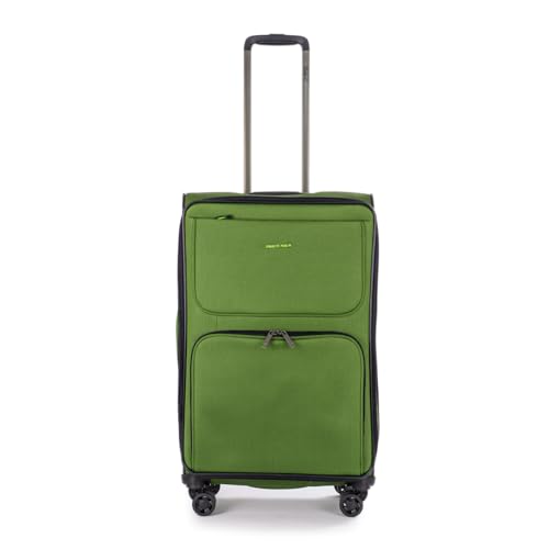 Stratic Bendigo Light + Koffer Weichschale Reisekoffer Trolley Rollkoffer mittelgroß, TSA Kofferschloss, 4 Rollen, Erweiterbar, Größe M, Grün Stratic Bendigo Light + Koffer Weichschale Reisekoffer Trolley Rollkoffer mittelgroß, TSA Kofferschloss, 4 Rollen, Erweiterbar, Größe M, Grün von Stratic
