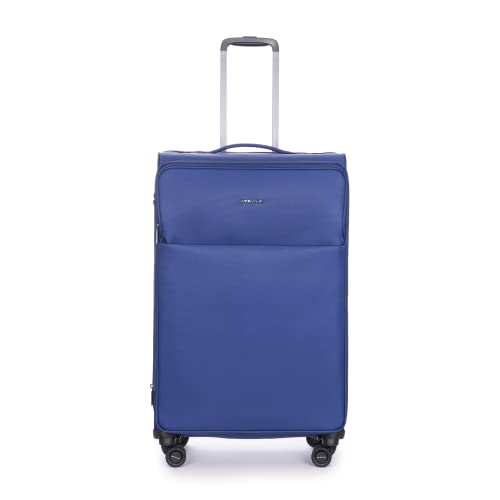 Stratic Light + Koffer Weichschale Reisekoffer Trolley Rollkoffer groß, TSA Kofferschloss, 4 Rollen, Erweiterbar, Größe L, Blau Stratic Light + Koffer Weichschale Reisekoffer Trolley Rollkoffer groß, TSA Kofferschloss, 4 Rollen, Erweiterbar, Größe L, Blau von Stratic