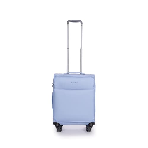 Stratic Light + Koffer Weichschale Reisekoffer Trolley Rollkoffer Handgepäck, TSA Kofferschloss, 4 Rollen, Erweiterbar, Größe S, Hellblau Stratic Light + Koffer Weichschale Reisekoffer Trolley Rollkoffer Handgepäck, TSA Kofferschloss, 4 Rollen, Erweiterbar, Größe S, Hellblau von Stratic