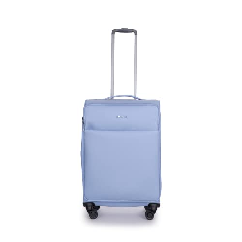 Stratic Light + Koffer Weichschale Reisekoffer Trolley Rollkoffer mittelgroß, TSA Kofferschloss, 4 Rollen, Erweiterbar, Größe M, Hellblau Stratic Light + Koffer Weichschale Reisekoffer Trolley Rollkoffer mittelgroß, TSA Kofferschloss, 4 Rollen, Erweiterbar, Größe M, Hellblau von Stratic