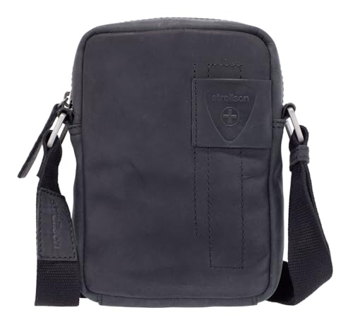 Strellson - Umhängetasche Herren, Schultertasche in Schwarz, Crossbodybag mit Reißverschluss - Richmond Clint Shoulderbag Strellson - Umhängetasche Herren, Schultertasche in Schwarz, Crossbodybag mit Reißverschluss - Richmond Clint Shoulderbag von Strellson