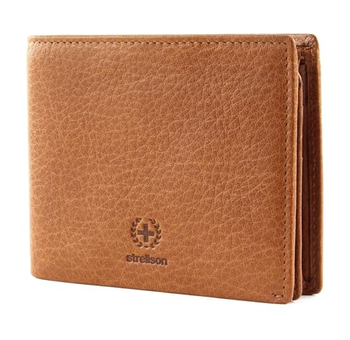 Strellson, Praktischer Herren Geldbeutel, Portemonnaie, Blackwall Corbin Billfold H7 aus Leder, Cognac Strellson, Praktischer Herren Geldbeutel, Portemonnaie, Blackwall Corbin Billfold H7 aus Leder, Cognac von Strellson