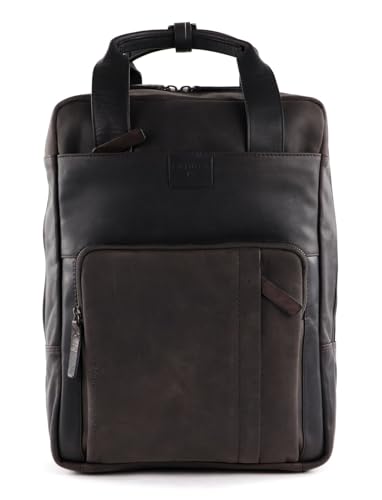 Strellson Leder Rucksack Brick Lane Josh darkbrown von Strellson