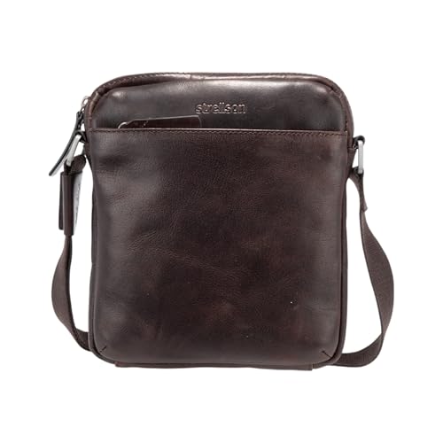Strellson abbey shoulderbag xsvz,Darkbrown, Strellson abbey shoulderbag xsvz,Darkbrown, von Strellson