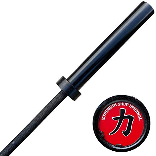 Strength Shop Women`s Original 1525 Olympia-Langhantel, 15 kg, mit Schwarzoxid überzogen, Stahlbuchsen - Langhantel Powerlifting Bar 2.01m von Strength Shop