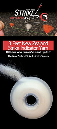 Neuseeland Strike Indicator Wolle - Spule - Perlweiß von Strike Indicator.com