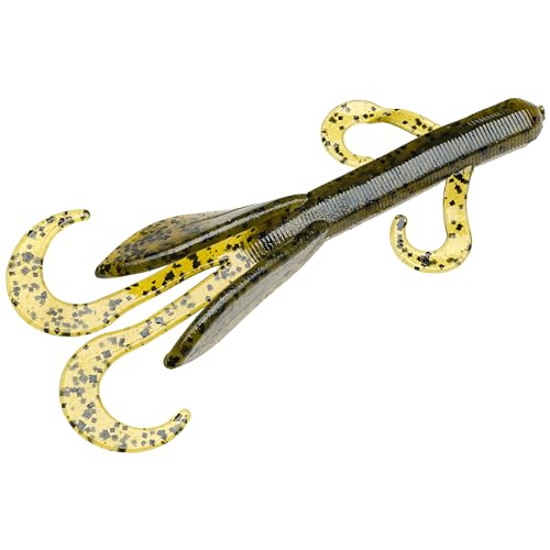 Strike King Game Hawg Bait, Unisex-Erwachsene, GH4-46, Green Pumpkin Seed, 4-Inch Strike King Game Hawg Bait, Unisex-Erwachsene, GH4-46, Green Pumpkin Seed, 4-Inch von Strike King