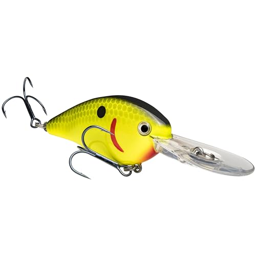 Strike King KVD 1.5 Flatside Pro-Model Crankbait, Black Back Chartreuse Strike King KVD 1.5 Flatside Pro-Model Crankbait, Black Back Chartreuse von Strike King