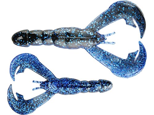 Strike King Unisex-Erwachsene Rage Tail Craw, Blue Bug Angelköder, 4" Strike King Unisex-Erwachsene Rage Tail Craw, Blue Bug Angelköder, 4" von Strike King