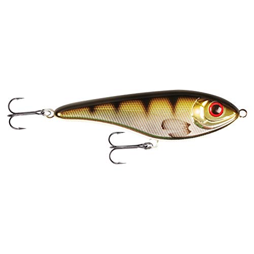 Strike Pro Jerkbait - Buster Jerk ll, susp, 12cm Metallic Perch Strike Pro Jerkbait - Buster Jerk ll, susp, 12cm Metallic Perch von Strike Pro