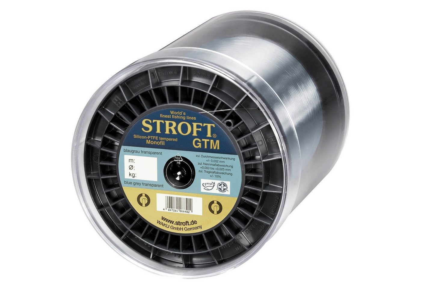 Stroft Angelschnur Schnur STROFT GTM Monofile 5000m, 5000 m Länge, 0.12 mm Fadendurchmesser, (1-St), 1.8kg Tragkraft von Stroft