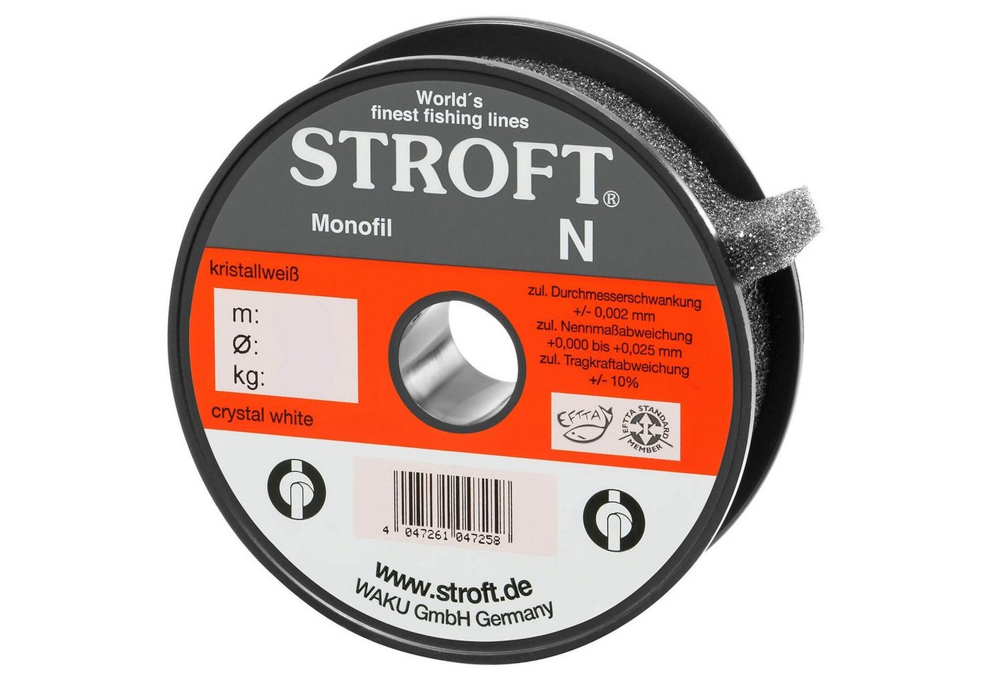 Stroft Angelschnur Schnur STROFT N Monofile 200m, 200 m Länge, 0.20 mm Fadendurchmesser, (1-St), 3.3kg Tragkraft von Stroft
