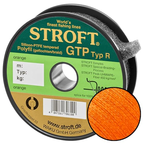 Stroft GTP Typ R Geflochtene Angelschnur 125m orange R2-0,180mm-5,5kg Stroft GTP Typ R Geflochtene Angelschnur 125m orange R2-0,180mm-5,5kg von Stroft