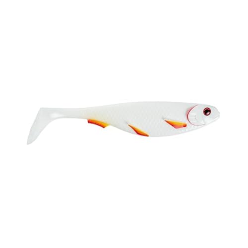 Stroft Predator P-14 Gummifisch 14cm White Fire Fin Stroft Predator P-14 Gummifisch 14cm White Fire Fin von Stroft