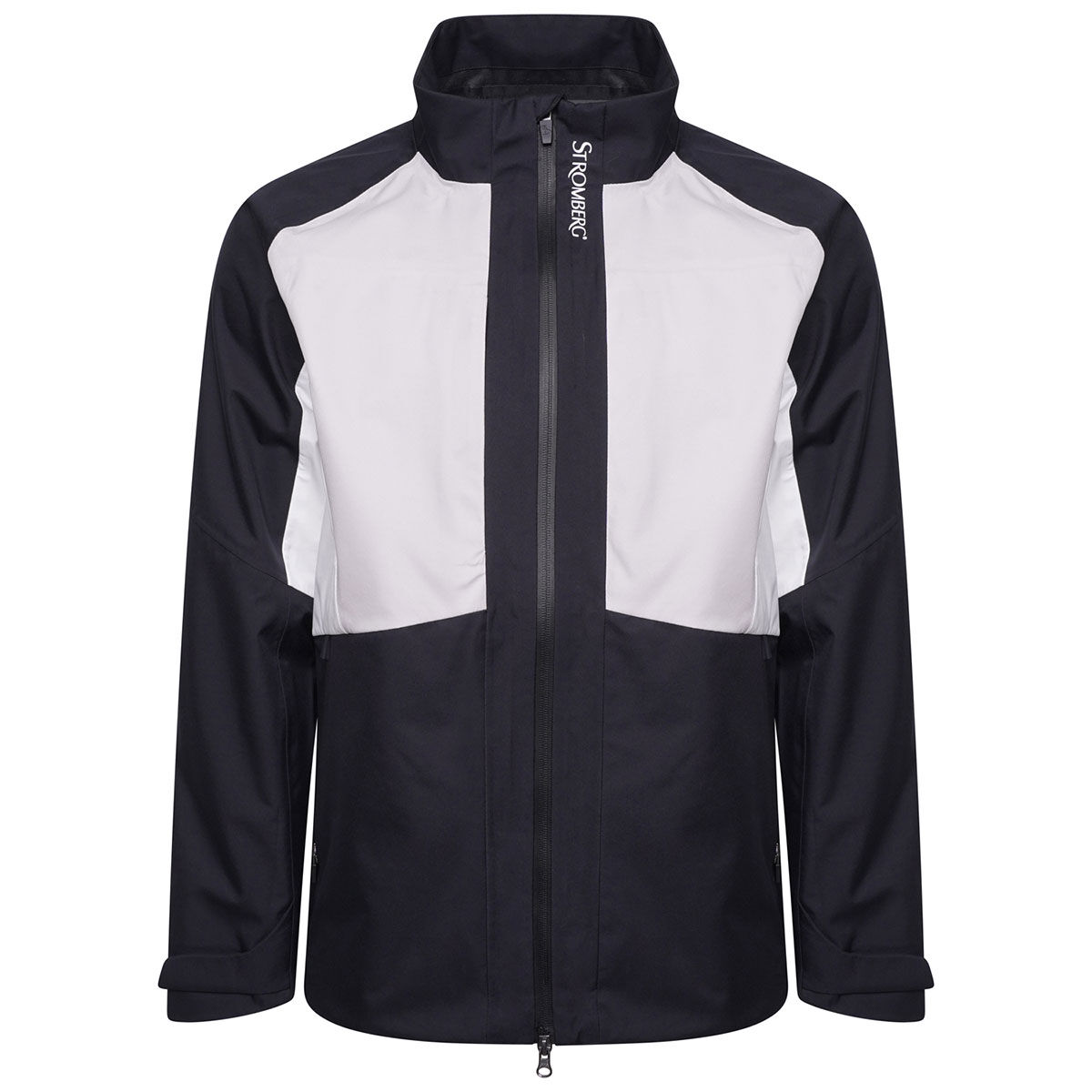 Stromberg Men's Bandit Waterproof Golf Jacket, Colour Block Black and Grey, Size: Small | American Golf von Stromberg