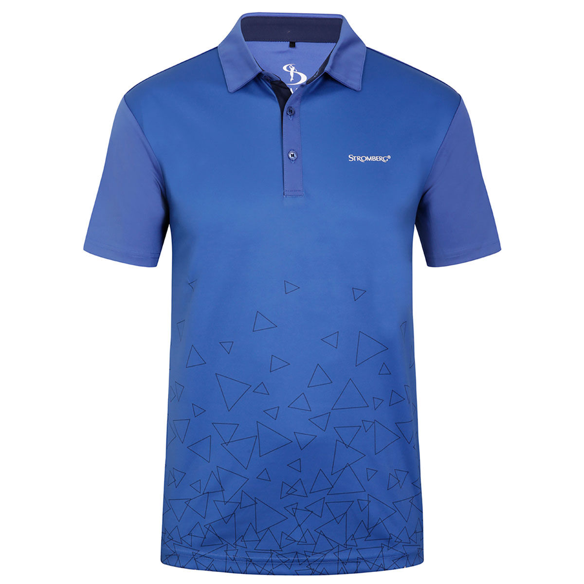 Stromberg Men's Buck Stretch Golf Polo Shirt, Mens, Blue, Small | American Golf von Stromberg