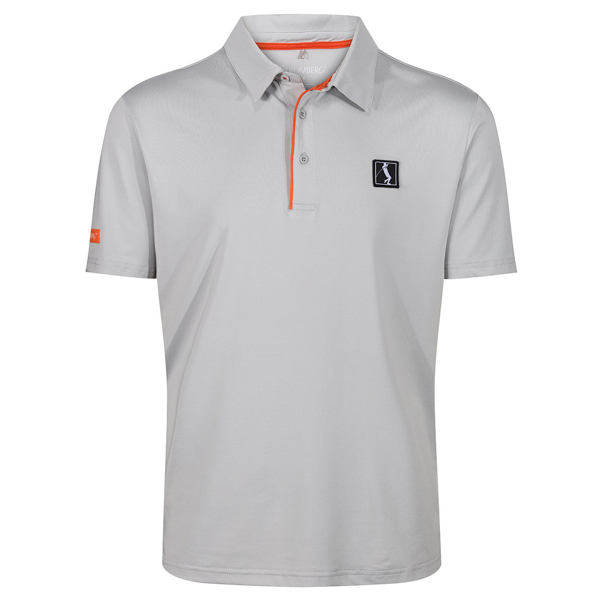 Stromberg Men's Lee Sharpe Coach Golf Polo Shirt, Mens, Grey/red, Small | American Golf von Stromberg