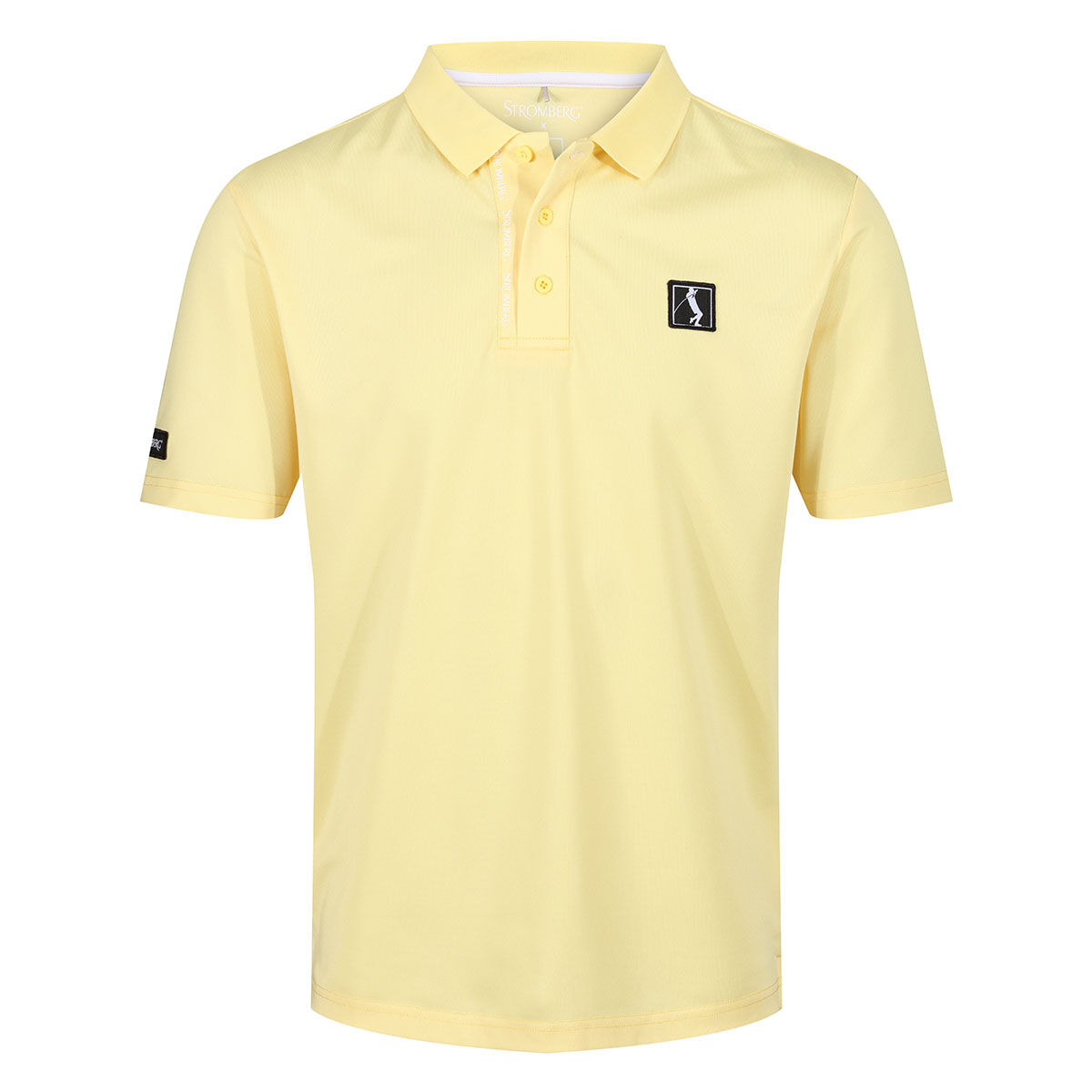 Stromberg Men's Lee Sharpe Placket Golf Polo Shirt, Mens, Lemon, Xl | American Golf von Stromberg