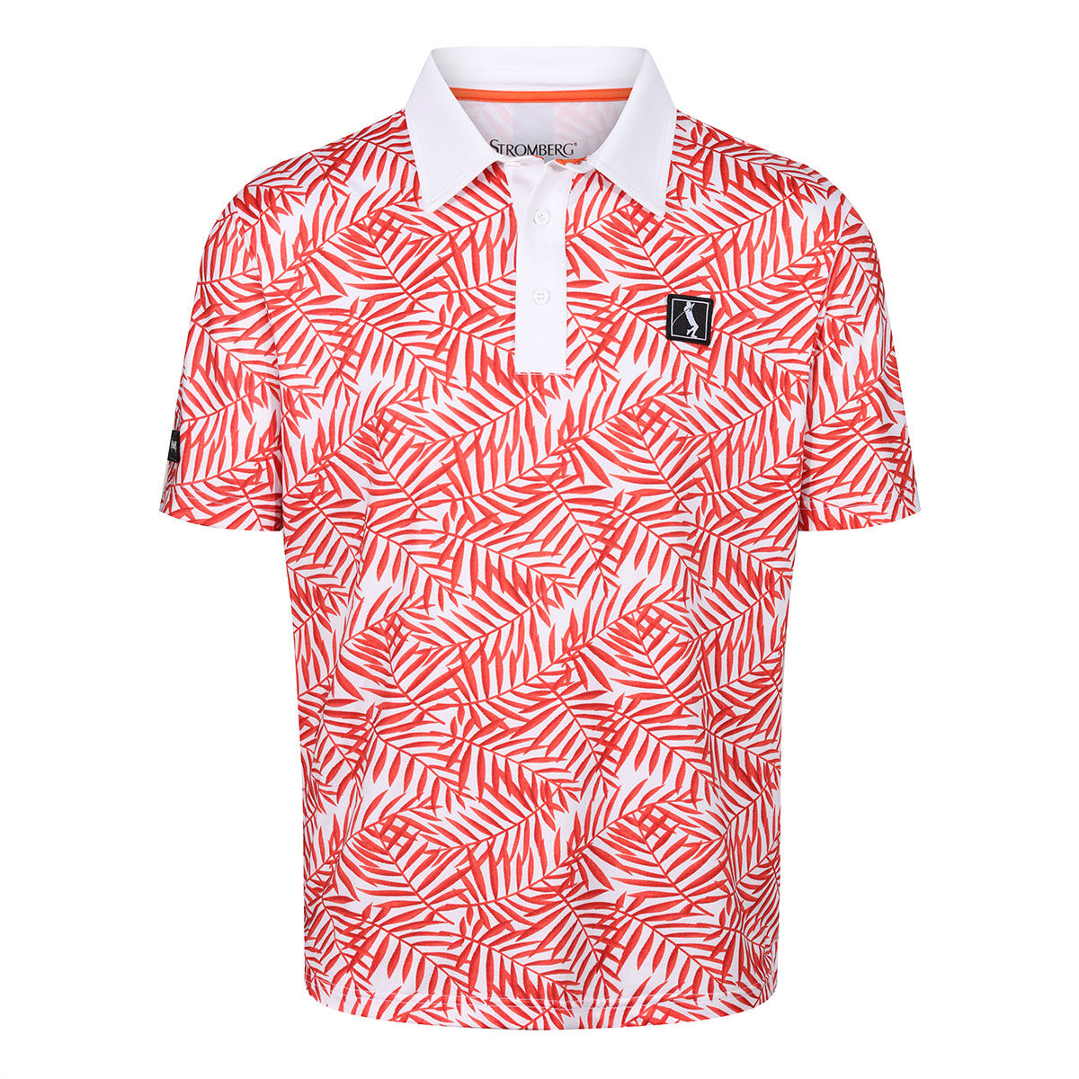 Stromberg Men's Lee Sharpe Winger Golf Polo Shirt, Mens, White/red, Xl | American Golf von Stromberg