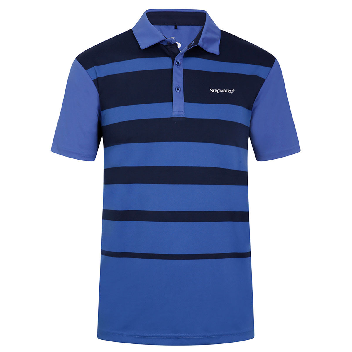 Stromberg Men's Strike Stretch Golf Polo Shirt, Mens, Blue/navy, Small | American Golf von Stromberg