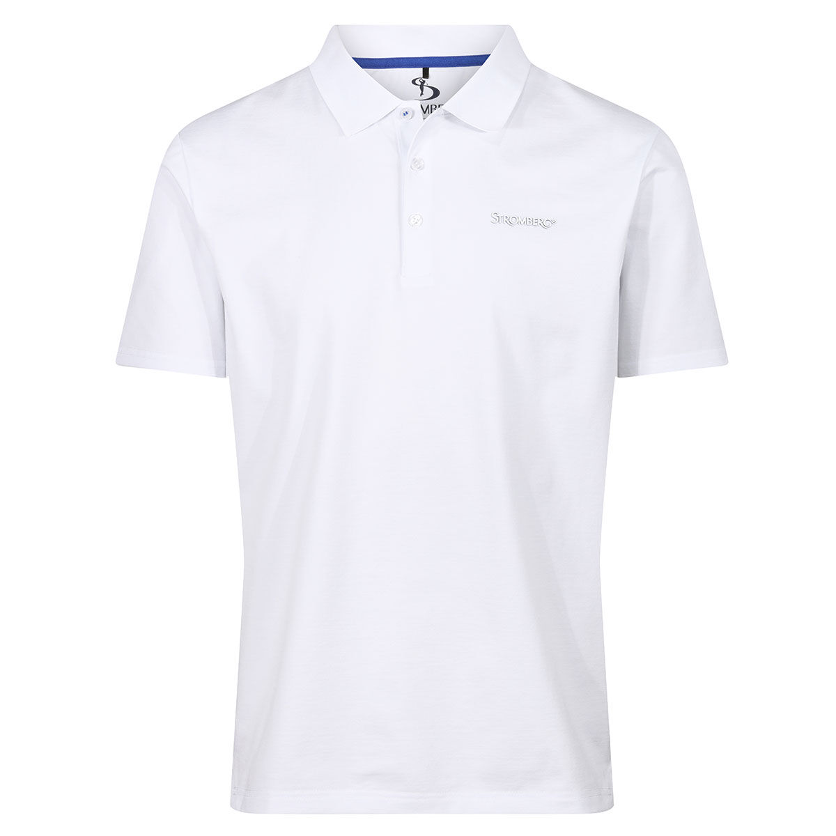 Stromberg Men's Tempo Marl Golf Polo Shirt, Mens, White, Medium | American Golf von Stromberg