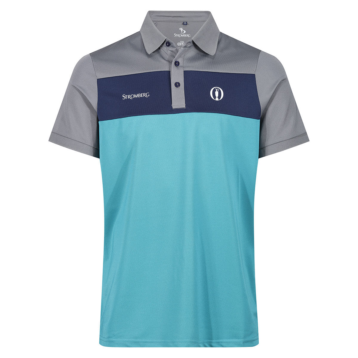 Stromberg Men's The Open Condor Golf Polo Shirt, Mens, Blue/navy/grey, Xxl | American Golf von Stromberg