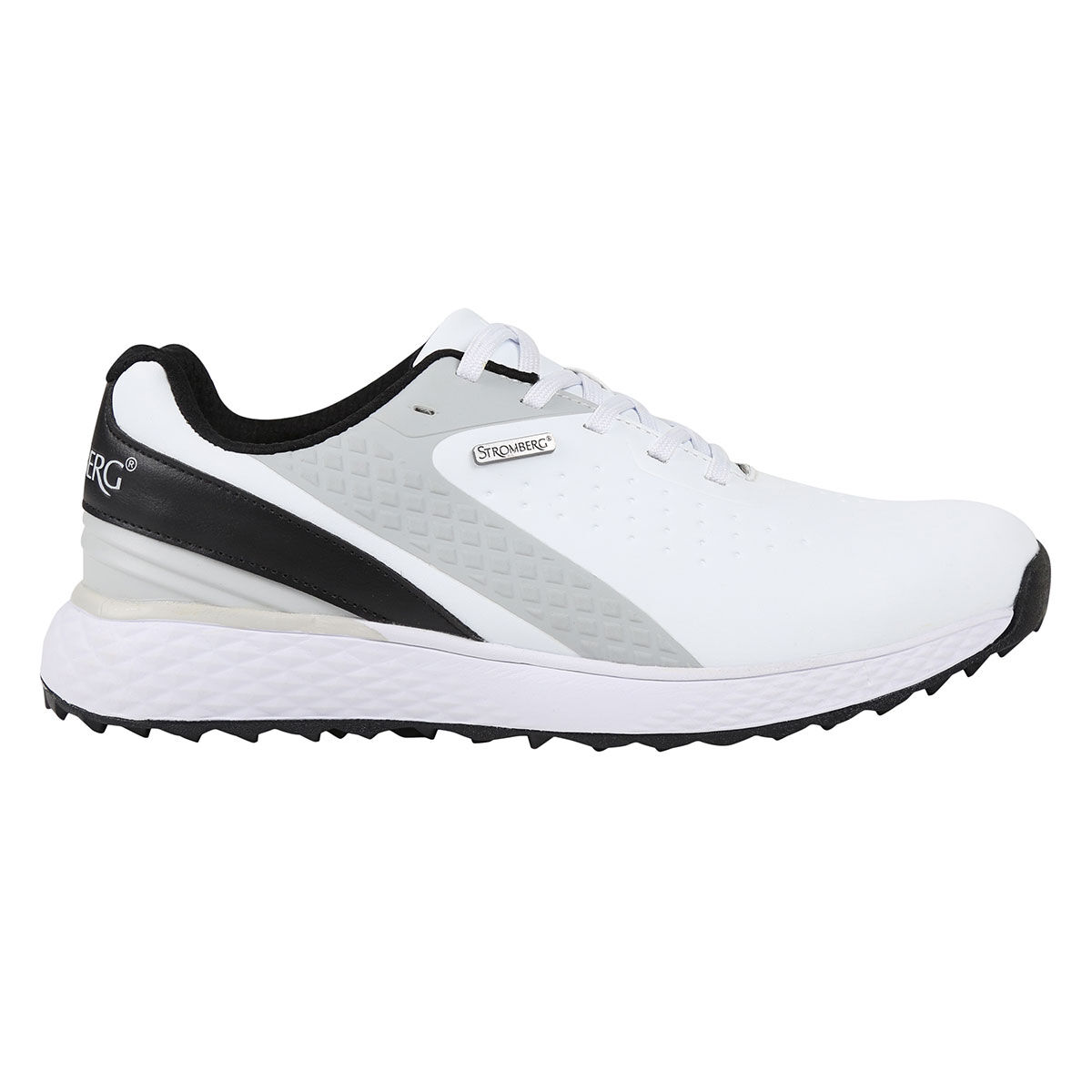 Stromberg Men's Vector Waterproof Spikeless Golf Shoes, Mens, White/black, 9 | American Golf von Stromberg