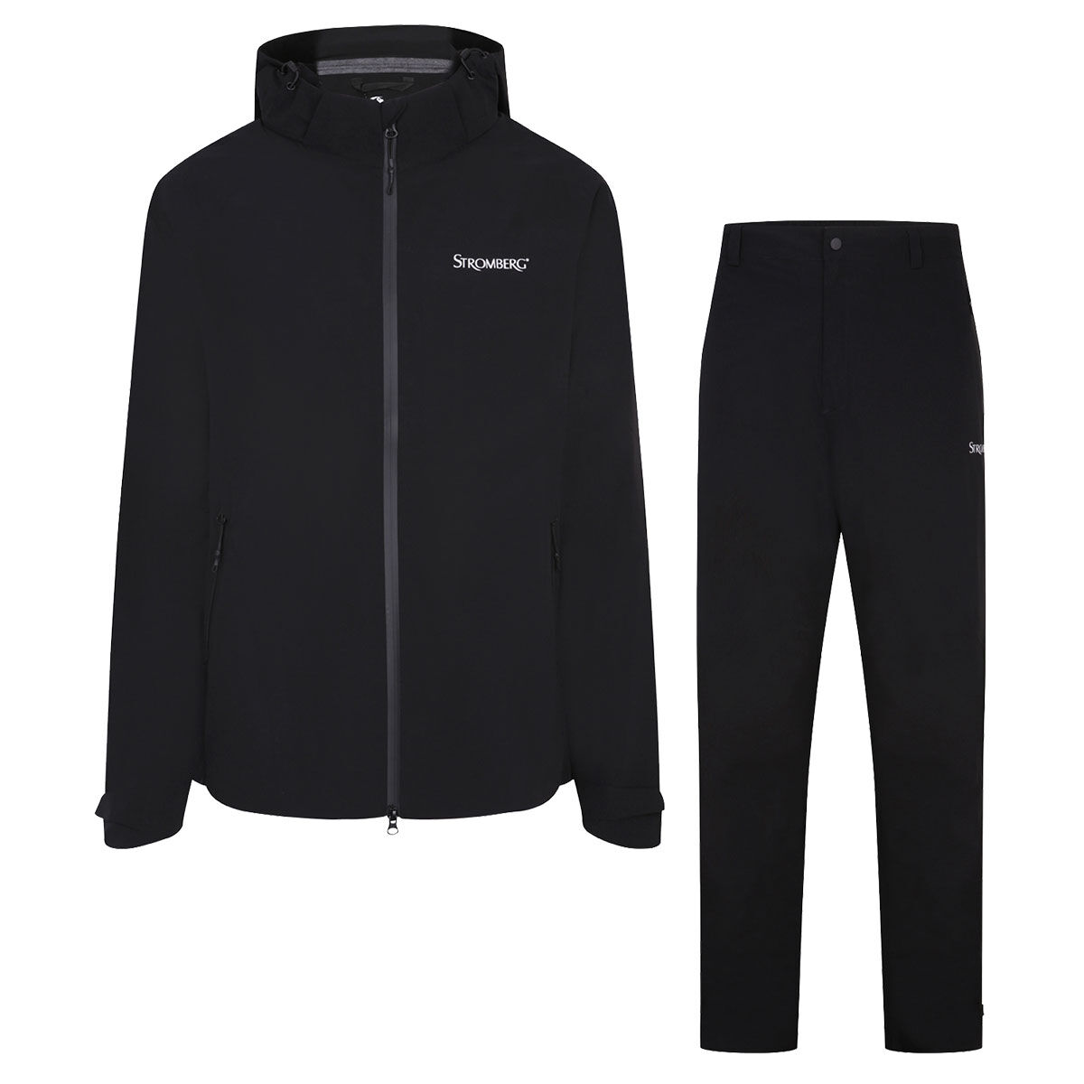 Stromberg Mens Black Comfortable Hydrone Waterproof Golf Suit  | American Golf von Stromberg