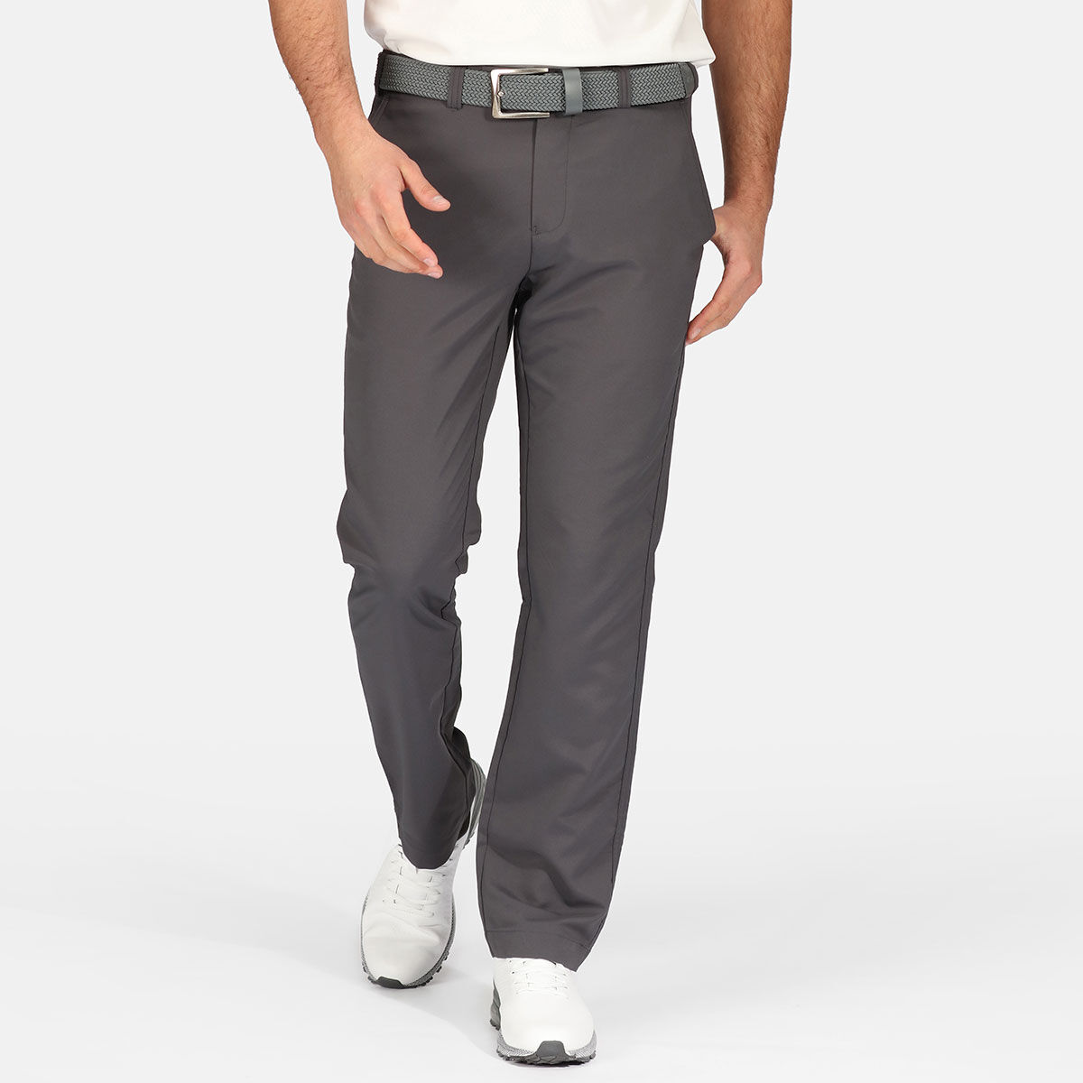 Stromberg Mens Grey Weather Tech Regular Fit Golf Trousers | American Golf, 34 von Stromberg