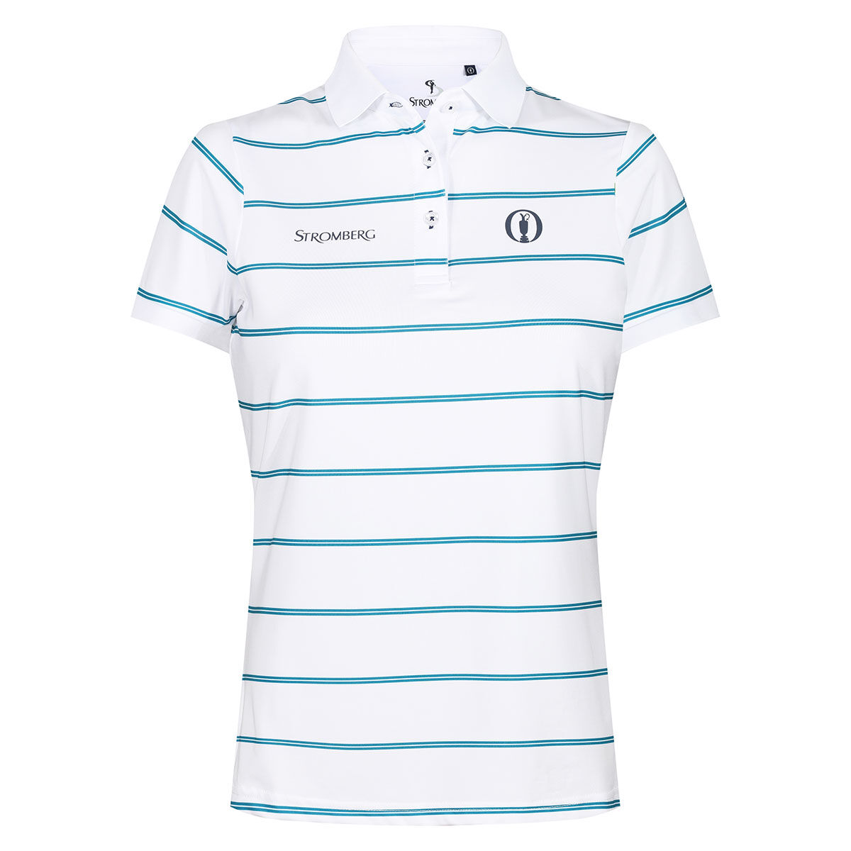 Stromberg Womens Open Equinox Golf Polo Shirt, Female, White, 10 | American Golf von Stromberg