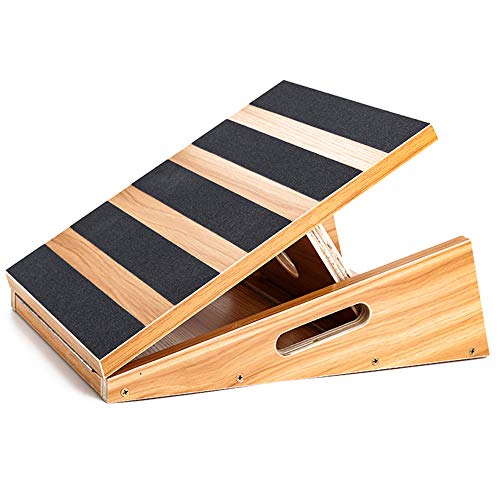 Strongtek Professionelles Slant Board Schrägbrett aus Holz, verstellbarer und tragbarer Wadendehner, Trainingsgerät mit Tragegriff & Antirutsch-Beschichtung Strongtek Professionelles Slant Board Schrägbrett aus Holz, verstellbarer und tragbarer Wadendehner, Trainingsgerät mit Tragegriff & Antirutsch-Beschichtung von StrongTek