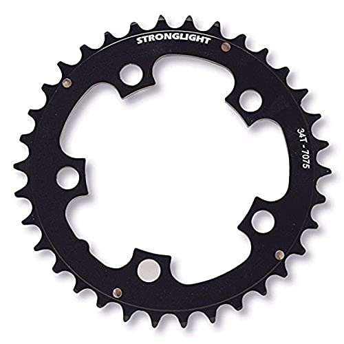 STRONGLIGHT Kettenblatt MTB 5-Arm, 94 mm Lochkreis, 34 Z., Alu 7075, schwarz, Mit CSA-Steighilfen, Shimano kompatibel, hart anodisiert STRONGLIGHT Kettenblatt MTB 5-Arm, 94 mm Lochkreis, 34 Z., Alu 7075, schwarz, Mit CSA-Steighilfen, Shimano kompatibel, hart anodisiert von Stronglight