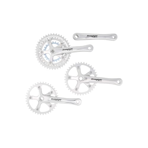 Stronglight Unisex – Erwachsene Tandem Impact Kettenradgarnitur, Silber, Einheitsgröße Stronglight Unisex – Erwachsene Tandem Impact Kettenradgarnitur, Silber, Einheitsgröße von Stronglight
