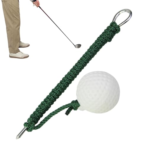 Trainingshilfe-Seil-Golfball, Golf-Seil-Schwungtrainer | Schwungtrainer mit Ballgeschwindigkeits-Trainingshilfe | Aufwärm-Haltungskorrektur-Übungsgerät, Rhythmus-Trainingsgerät für Golfer von Stronrive