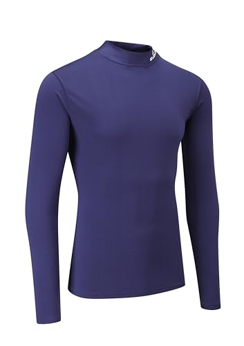 Stuburt Essential Performance LongSleeve Compression Baselayer Mens Golf Thermal Mock Midnight Medium von Stuburt