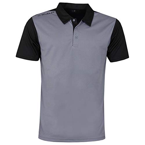 Stuburt Golf Herren Broadway Leicht atmungsaktiv Golf-Polo-Hemd - Storm - L Stuburt Golf Herren Broadway Leicht atmungsaktiv Golf-Polo-Hemd - Storm - L von Stuburt