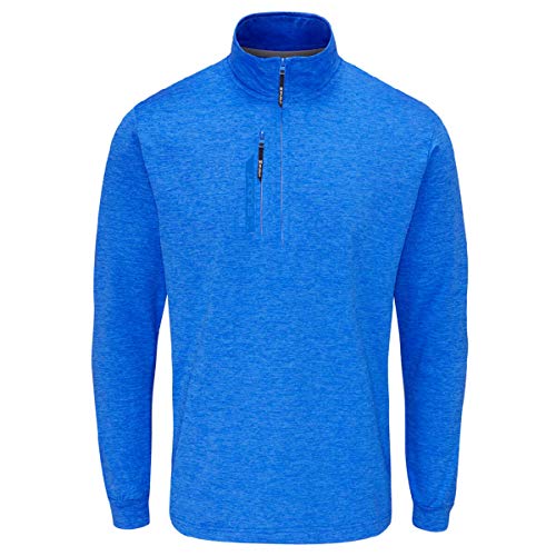 Stuburt Golf Herren Ellwood Zip Thermal Golf Sweater - Royal Marl - S Stuburt Golf Herren Ellwood Zip Thermal Golf Sweater - Royal Marl - S von Stuburt