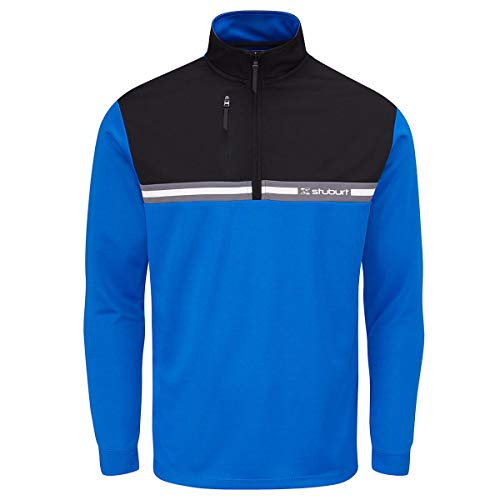 Stuburt Golf Herren Flitton Half Zip Thermal Midlayer Sweater - Royal - S Stuburt Golf Herren Flitton Half Zip Thermal Midlayer Sweater - Royal - S von Stuburt