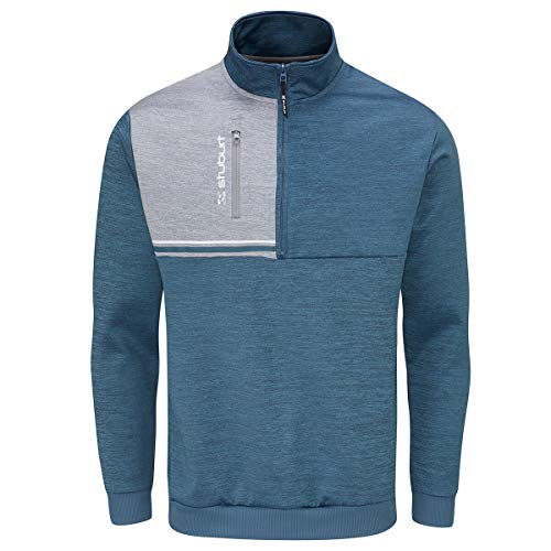 Stuburt Golf SBTOP1180 Roxham Golf Sweater Jumper Pullover, Peacock Marl, Medium Stuburt Golf SBTOP1180 Roxham Golf Sweater Jumper Pullover, Peacock Marl, Medium von Stuburt