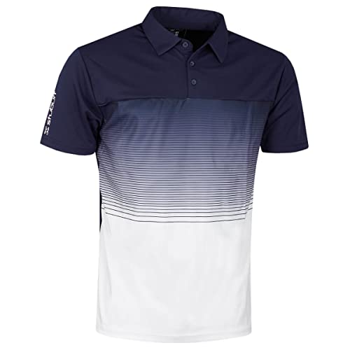 Stuburt Golf SBTS1085 Herren Poloshirt Evolve Dalton, atmungsaktiv, feuchtigkeitsableitend, Stretch, Midnight, Größe S Stuburt Golf SBTS1085 Herren Poloshirt Evolve Dalton, atmungsaktiv, feuchtigkeitsableitend, Stretch, Midnight, Größe S von Stuburt