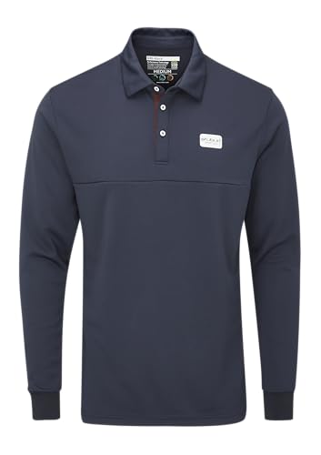 Stuburt Golf - Sport Tech Long Sleeve Polo Golf Shirt - French Navy - Small von Stuburt