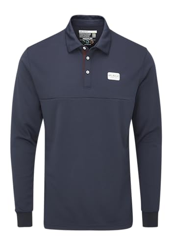 Stuburt Golf - Sport Tech Long Sleeve Polo Golf Shirt - French Navy - XL von Stuburt