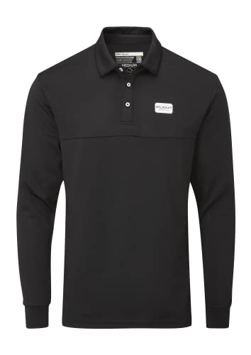 Stuburt Golf - Sport Tech Long Sleeve Polo Golf Shirt - Schwarz - Small von Stuburt